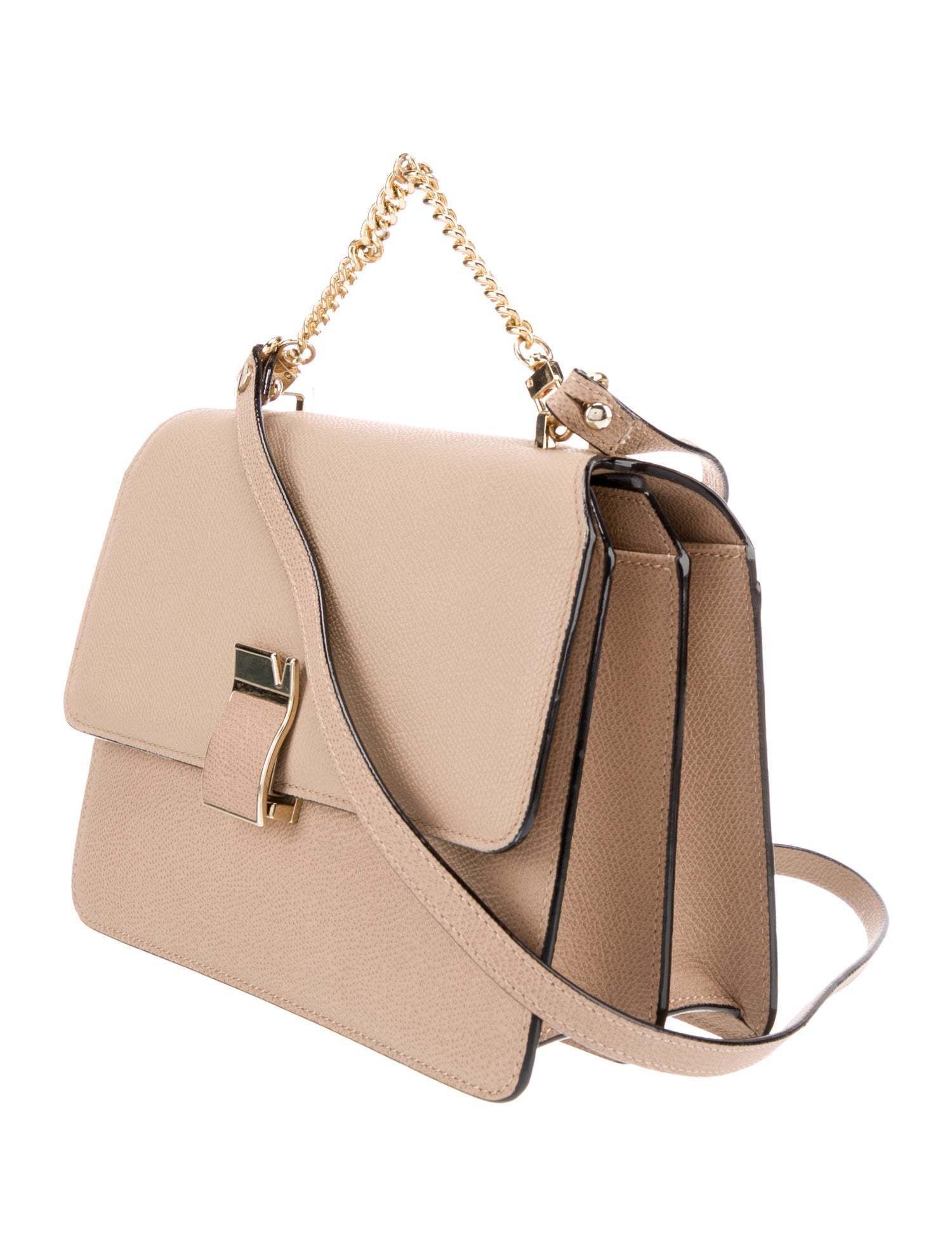 Valextra Leather Top Handle Bag